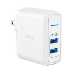 Anker PowerPort 2 Elite – 24W Dual USB Fast Wall Charger (Brand New, Sealed)